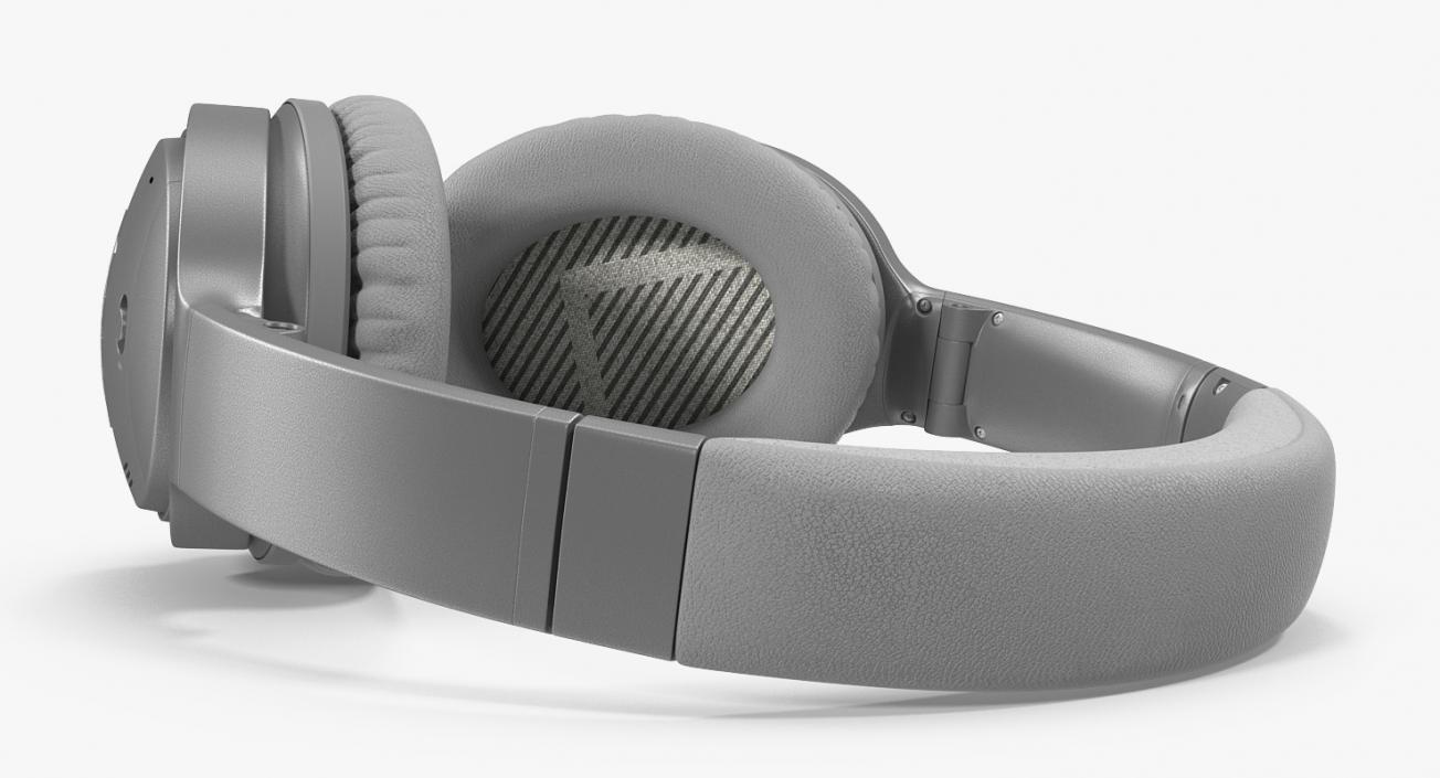 3D Bose Wireless Headphones Lying On model