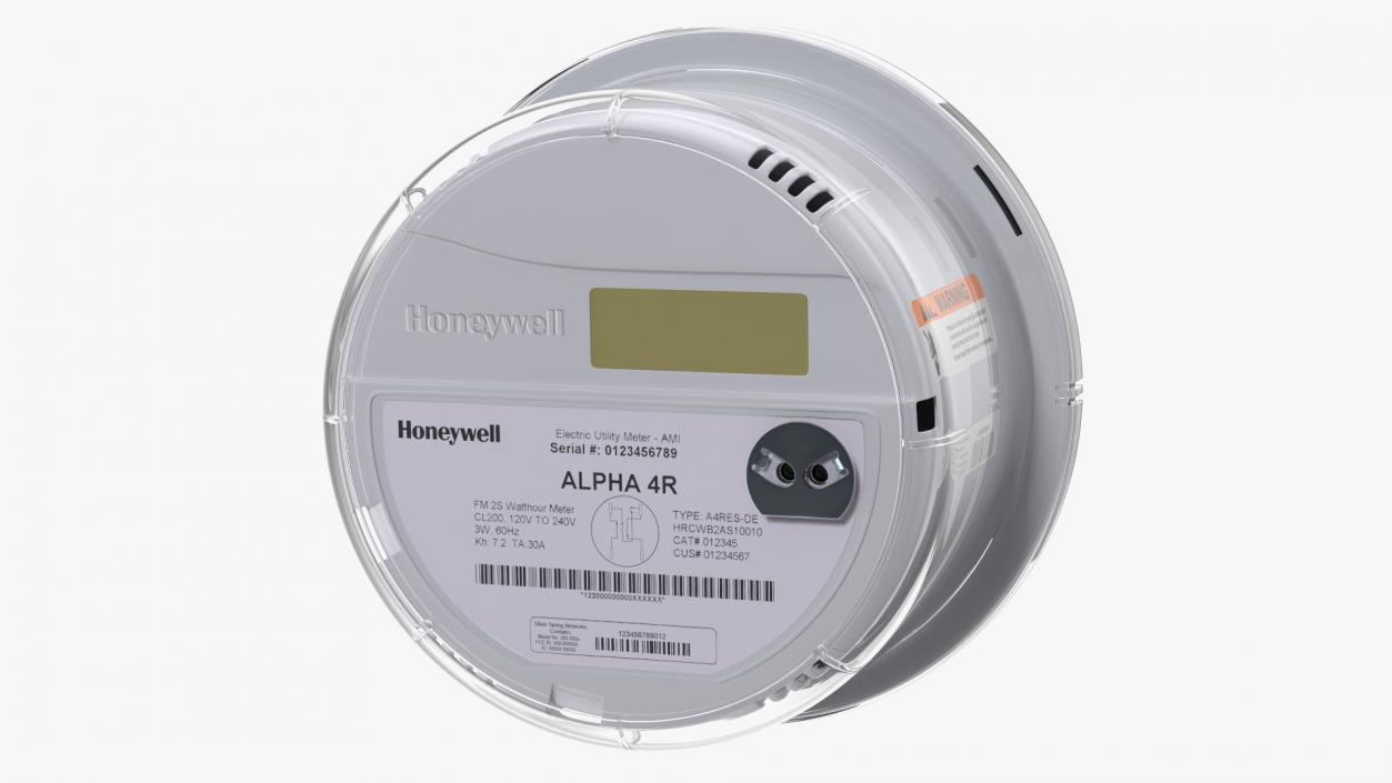 Electricity Meter Honeywell A4RES OFF 3D