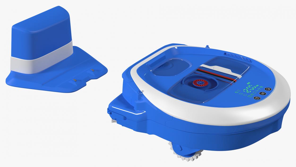 3D Robot Vacuum Cleaner with Docking Station