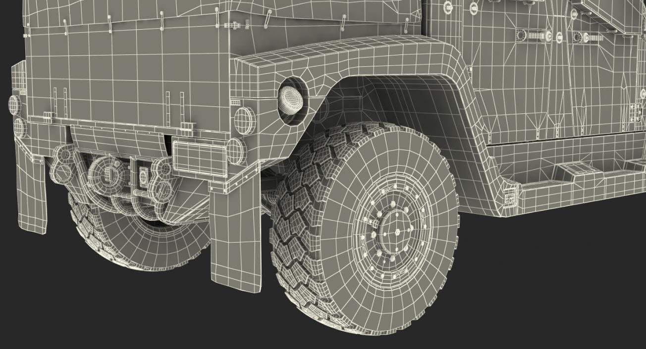 3D Hawkei 4x4 Simple Interior