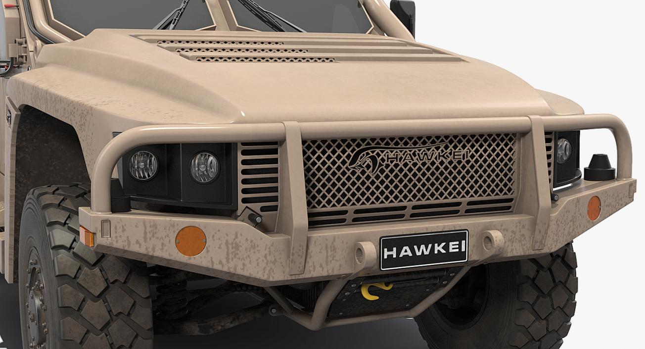 3D Hawkei 4x4 Simple Interior