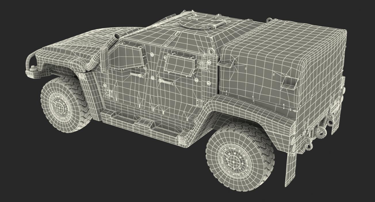 3D Hawkei 4x4 Simple Interior