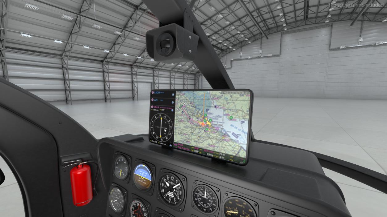 3D MD 500E Light Utility Civilian Helicopter