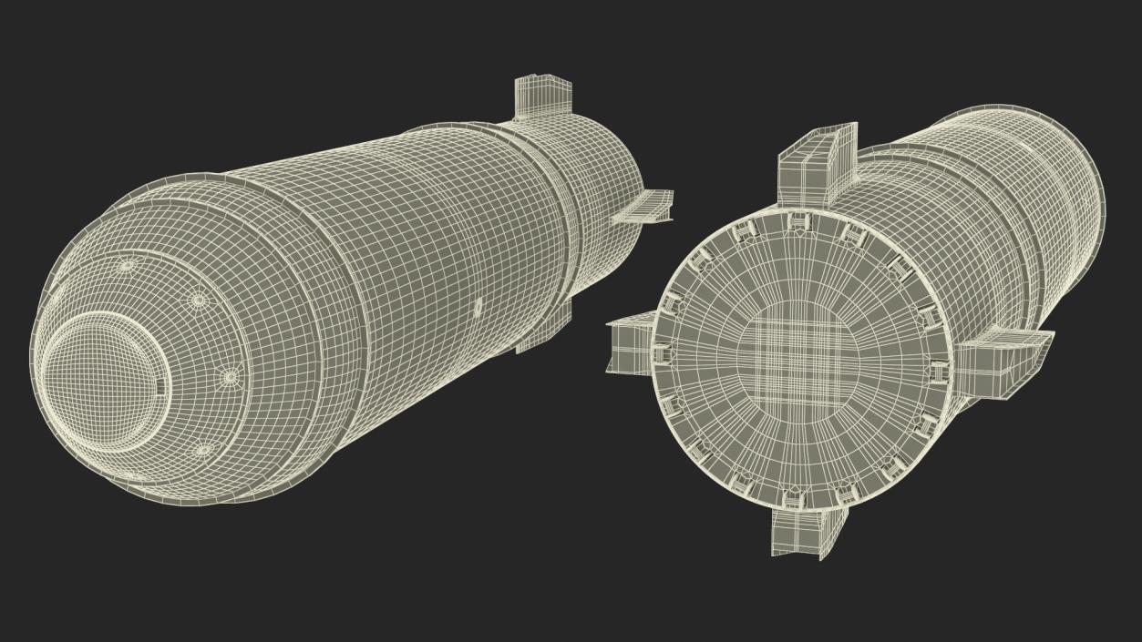 MK-17 Thermonuclear Bomb 3D model