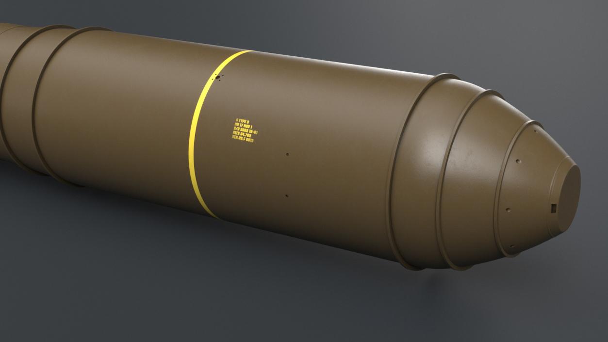 MK-17 Thermonuclear Bomb 3D model