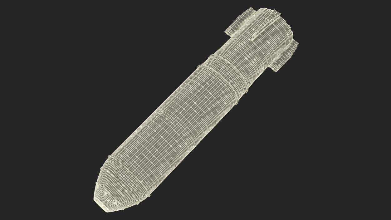 MK-17 Thermonuclear Bomb 3D model