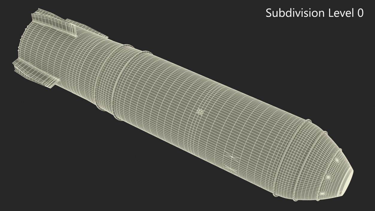 MK-17 Thermonuclear Bomb 3D model