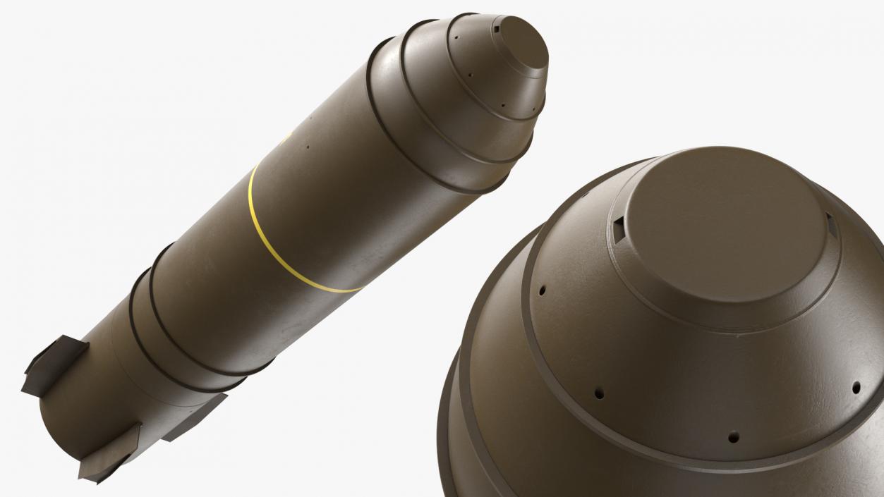 MK-17 Thermonuclear Bomb 3D model