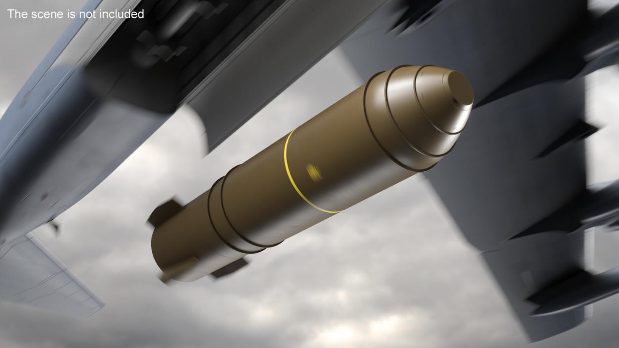 MK-17 Thermonuclear Bomb 3D model