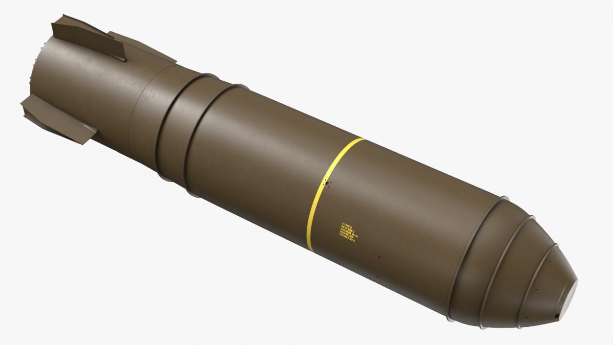 MK-17 Thermonuclear Bomb 3D model