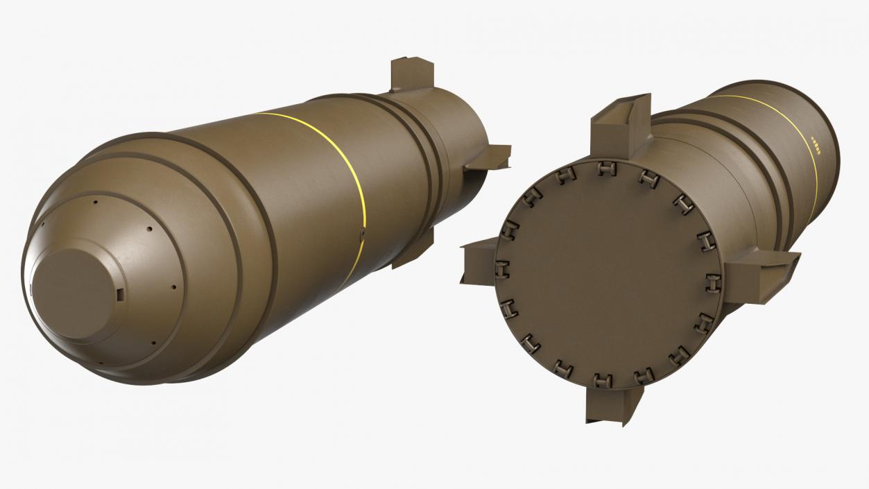 MK-17 Thermonuclear Bomb 3D model