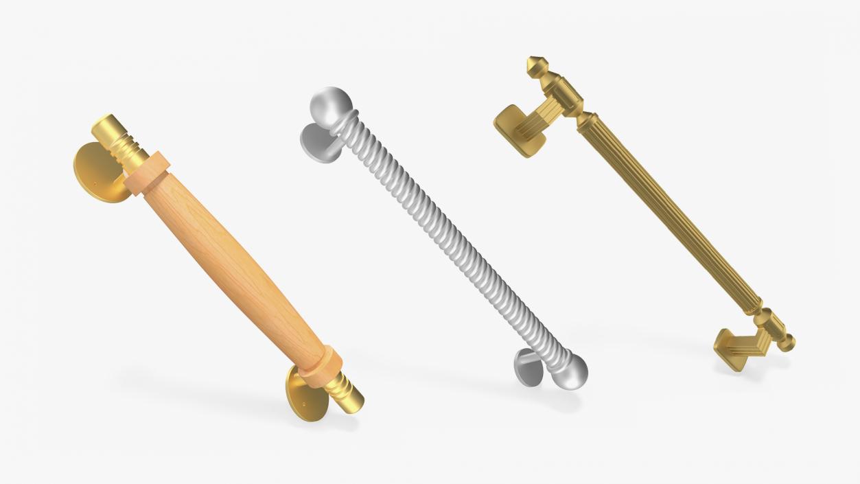 3D model Door Handles Collection 7