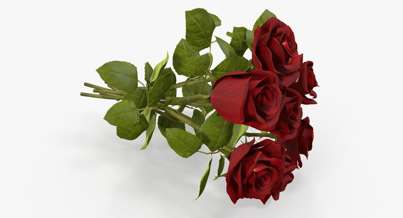 3D Bouquet of Roses