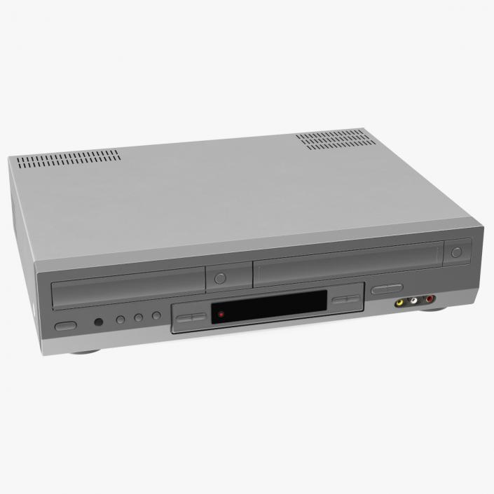 3D Combo Player Video Cassette Recorder Rigged model