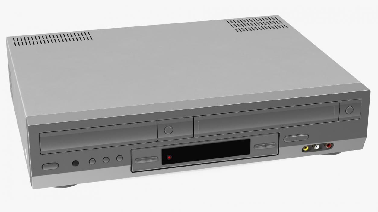 3D Combo Player Video Cassette Recorder Rigged model