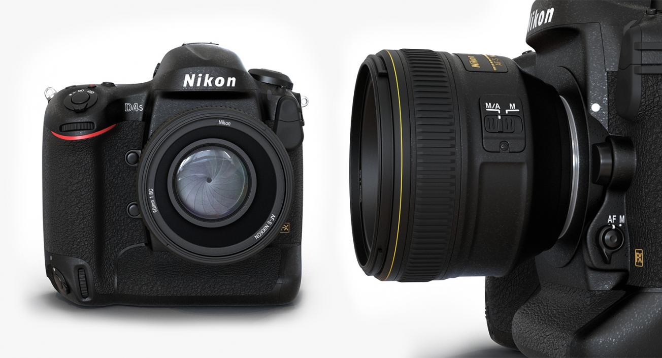 Professional DSLR Cameras Nikon Collection 3D