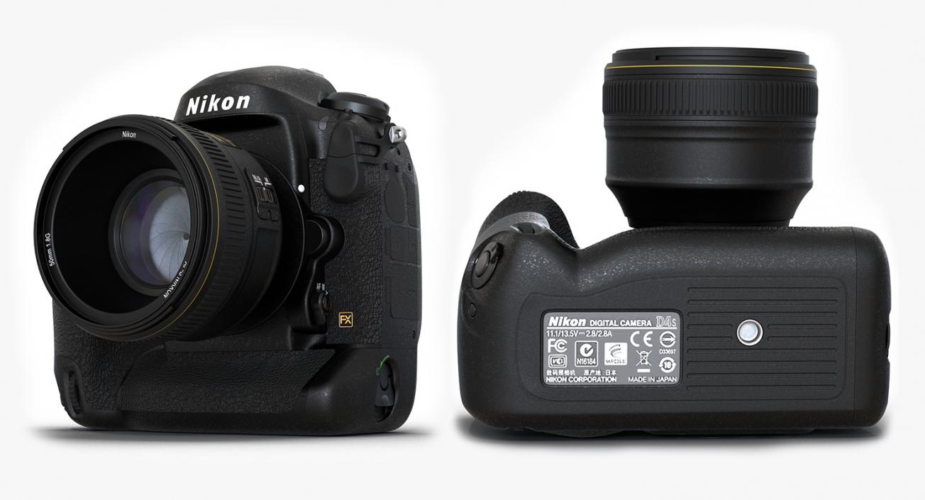 Professional DSLR Cameras Nikon Collection 3D