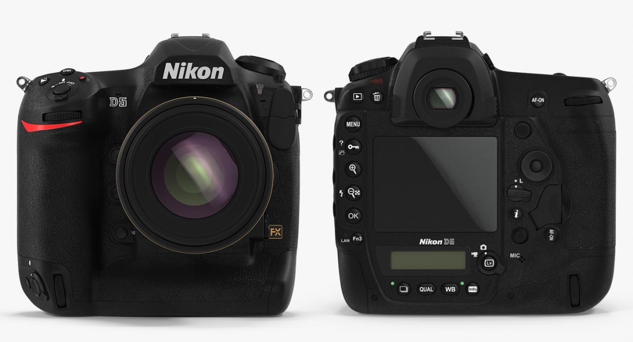 Professional DSLR Cameras Nikon Collection 3D