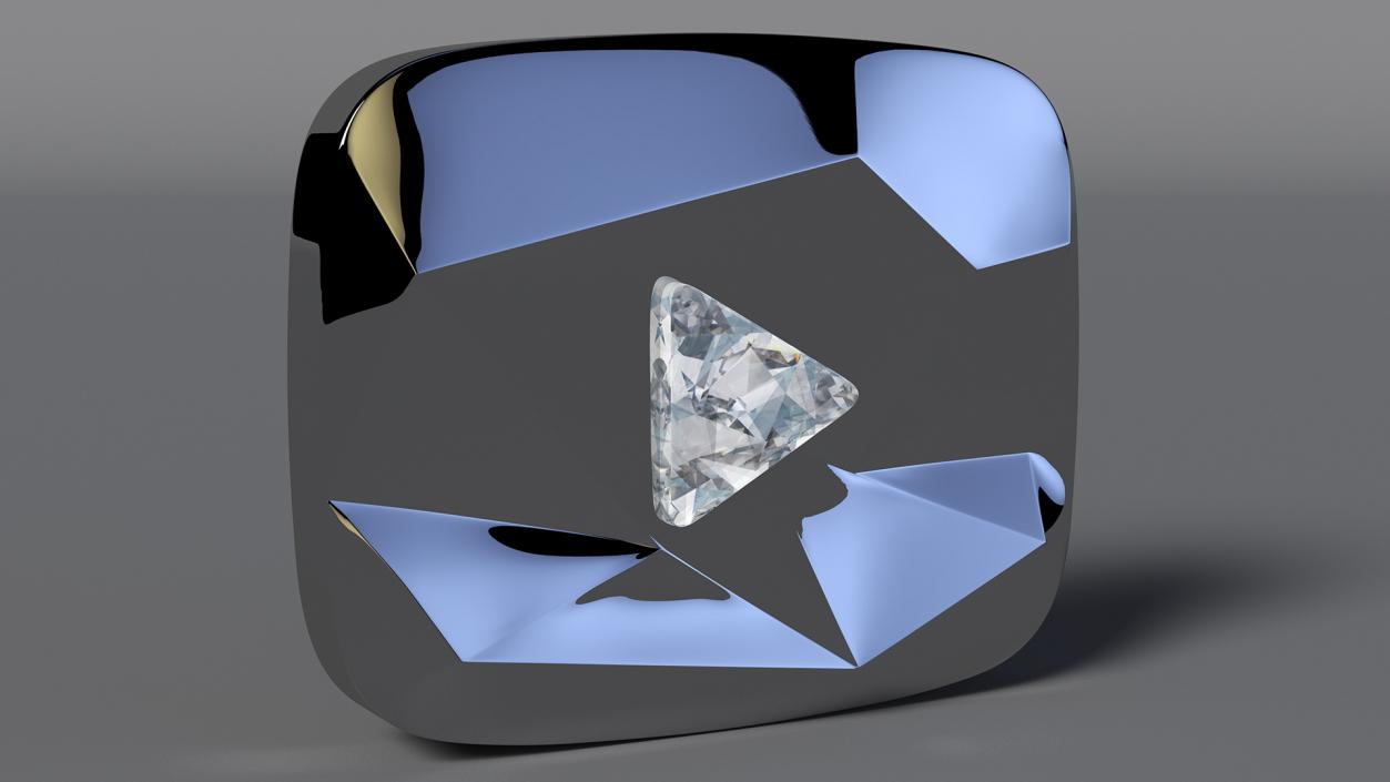 3D Diamond Youtube Award