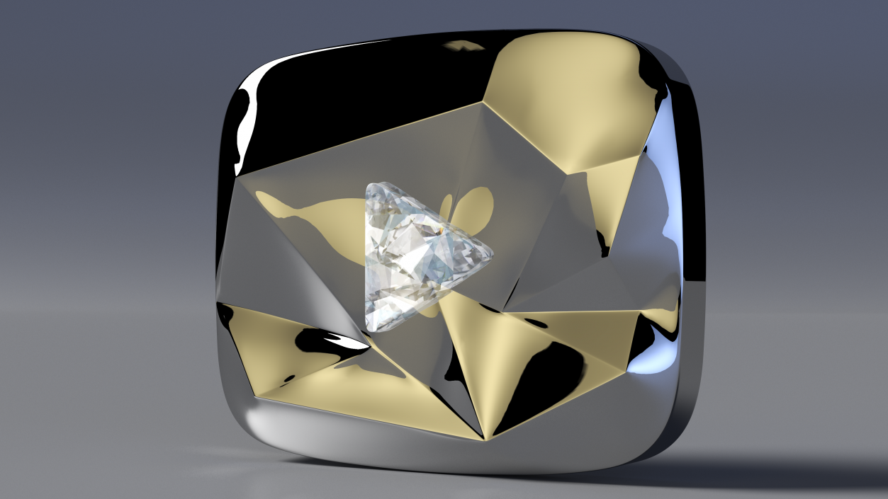 3D Diamond Youtube Award