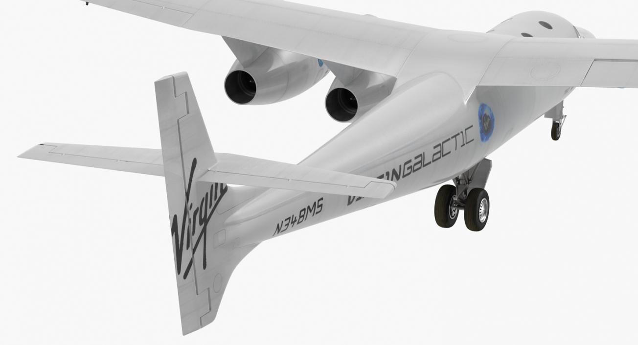 Virgin Galactic LauncherOne Rocket 3D model