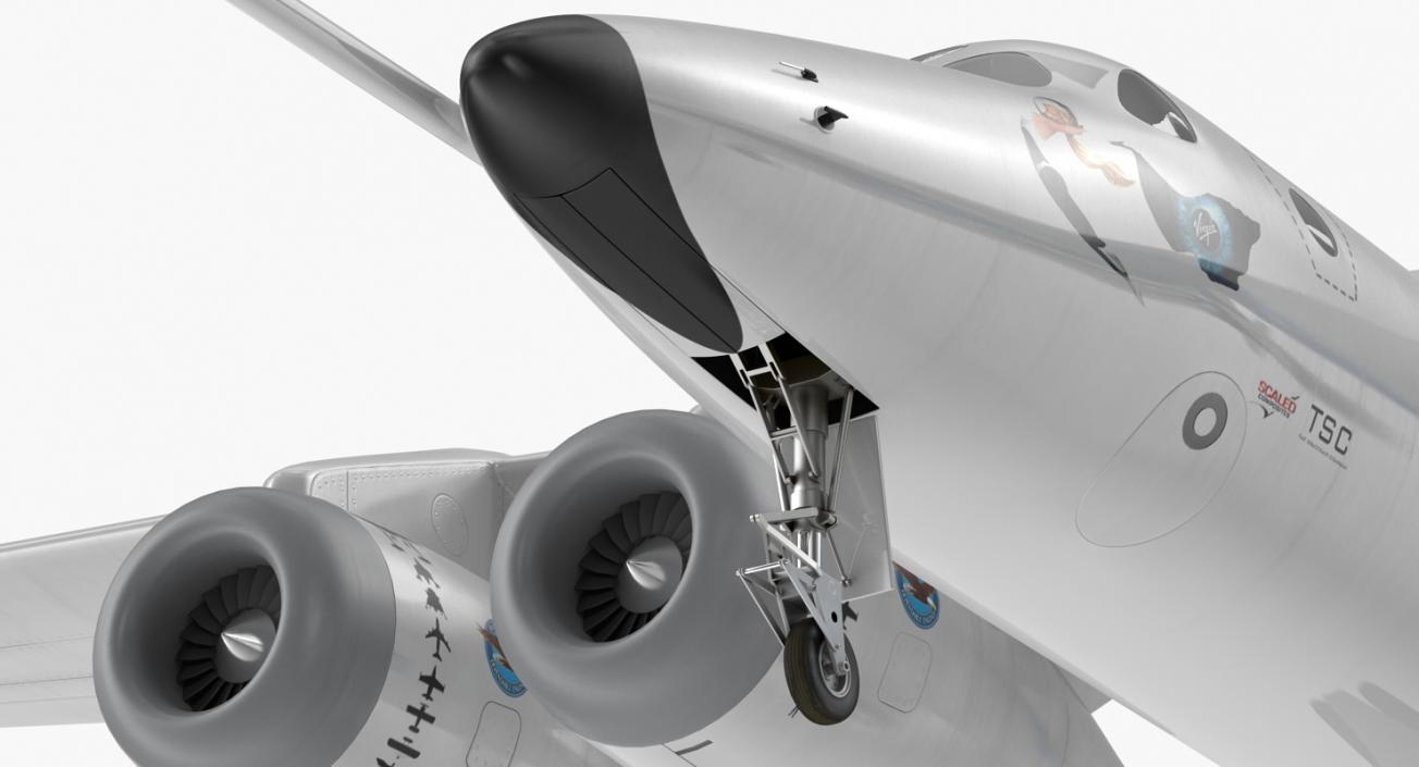 Virgin Galactic LauncherOne Rocket 3D model