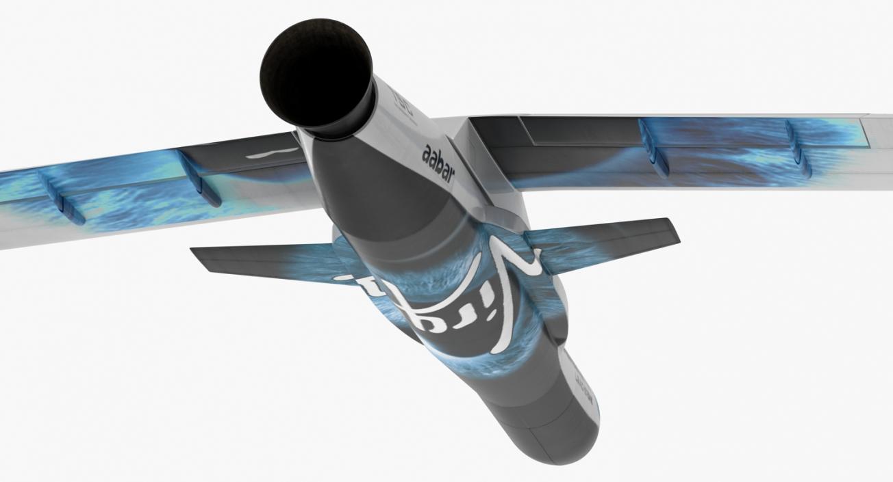 Virgin Galactic LauncherOne Rocket 3D model