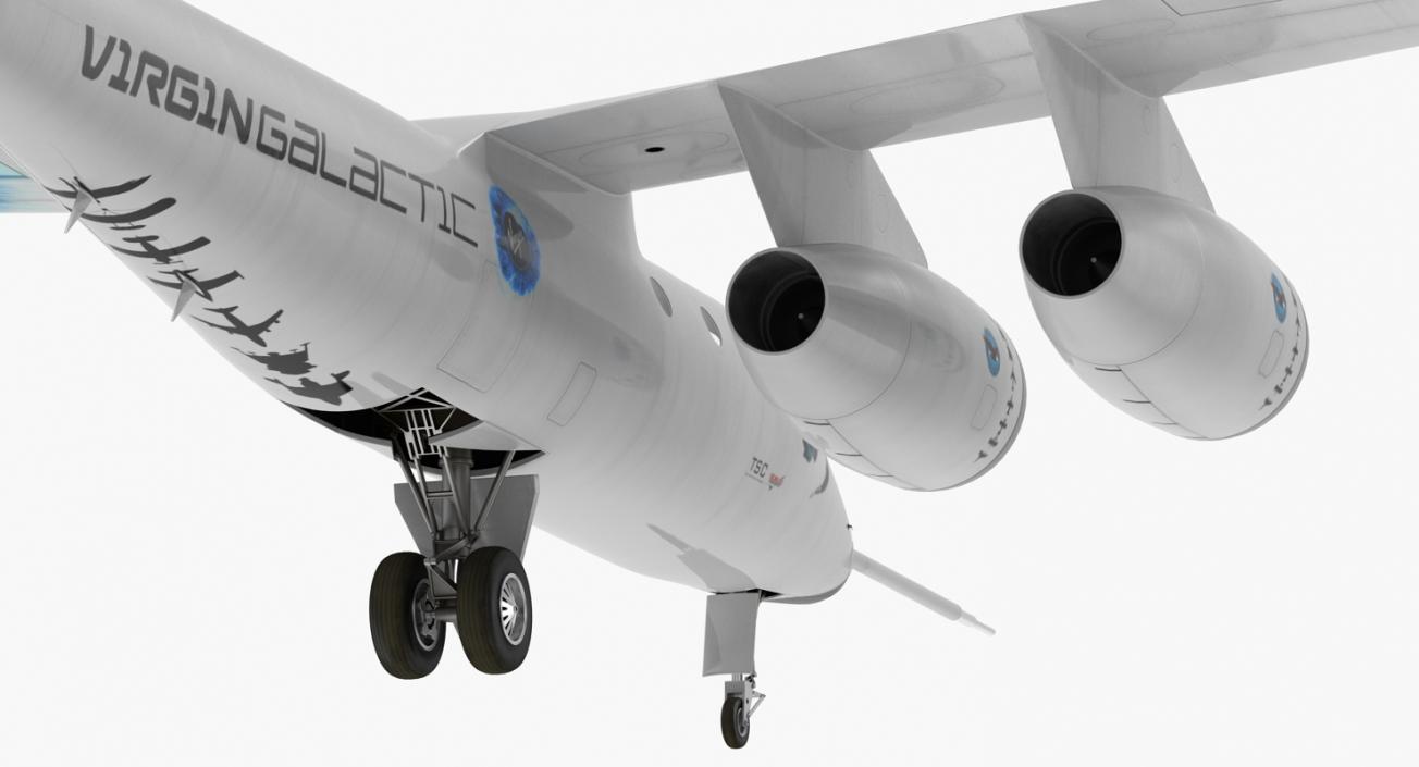 Virgin Galactic LauncherOne Rocket 3D model