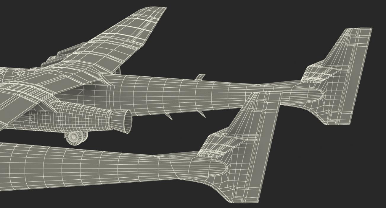 Virgin Galactic LauncherOne Rocket 3D model