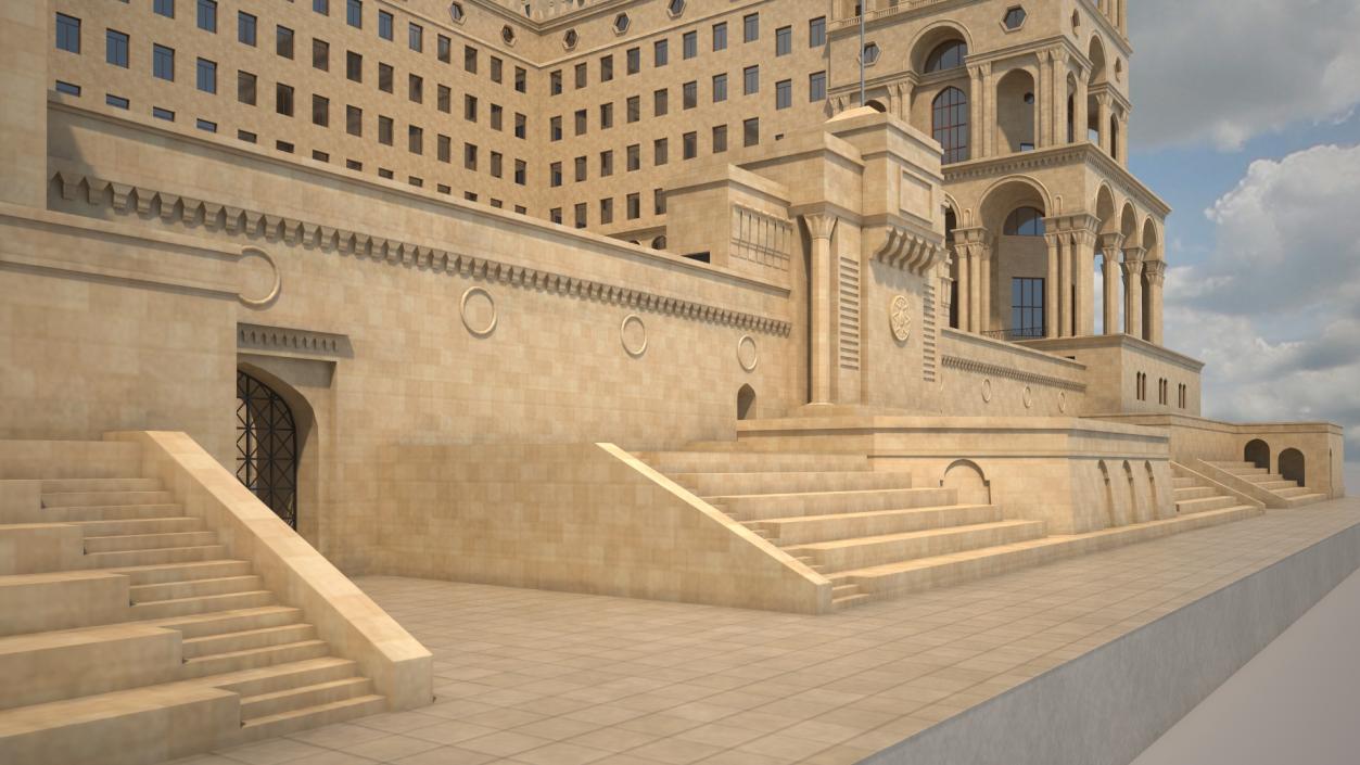 Government House of Baku 3D model