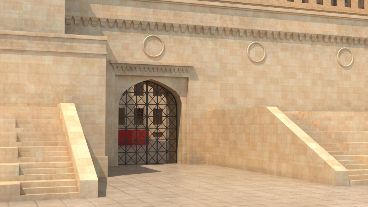 Government House of Baku 3D model