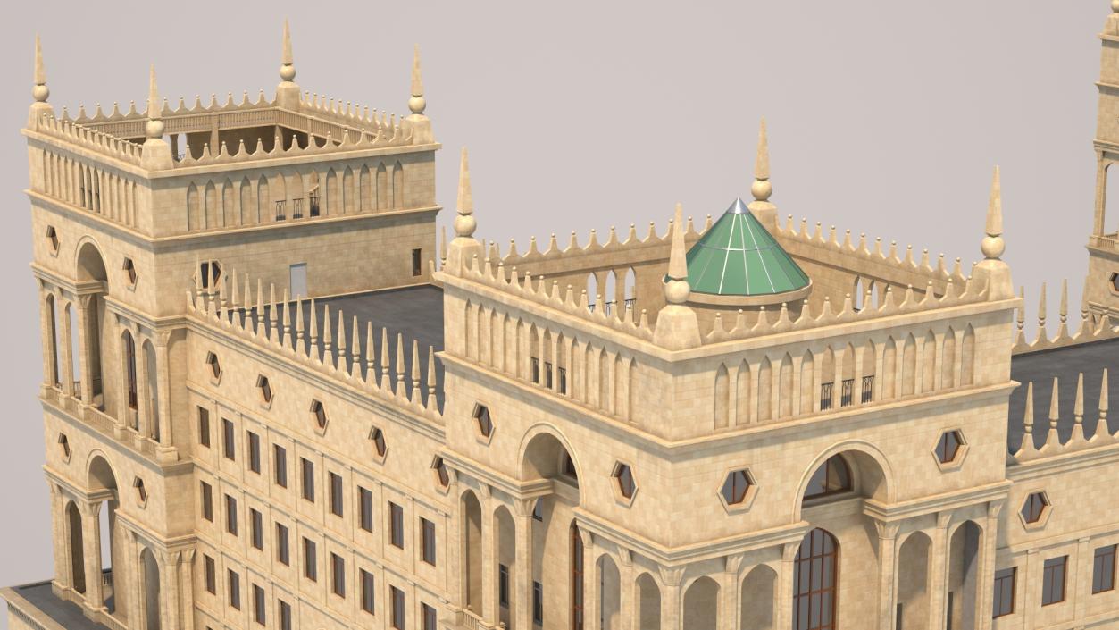 Government House of Baku 3D model