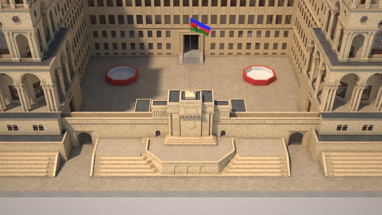 Government House of Baku 3D model