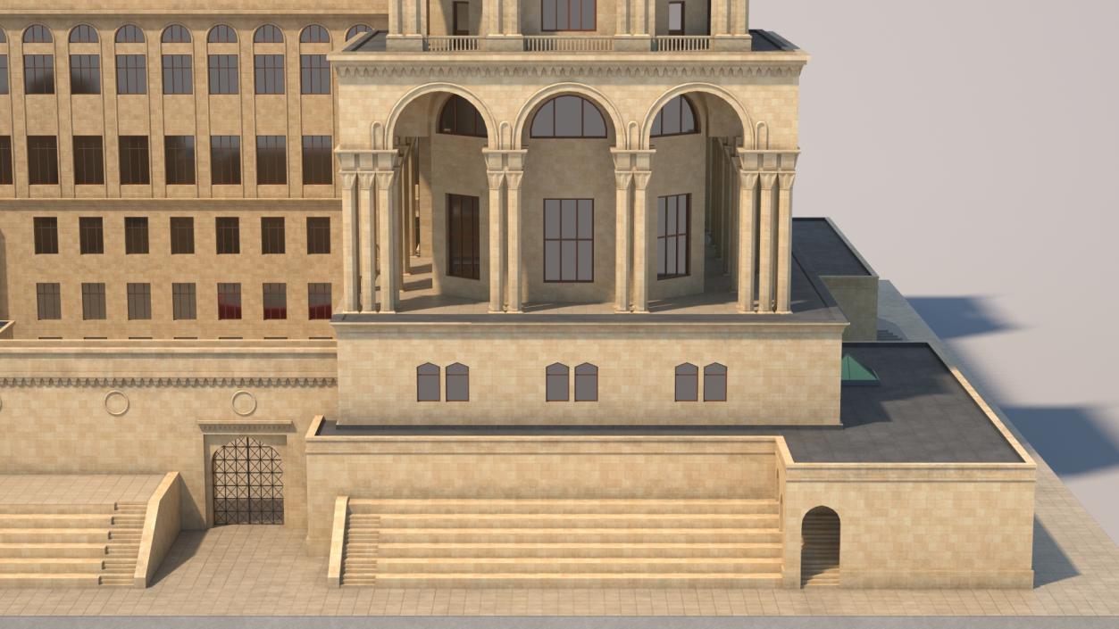 Government House of Baku 3D model