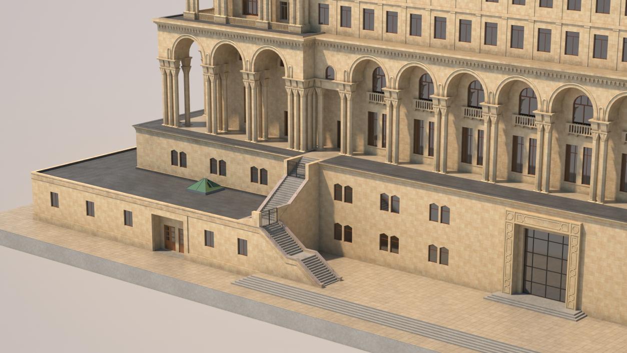 Government House of Baku 3D model