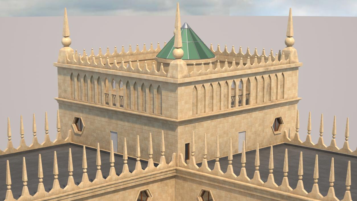 Government House of Baku 3D model