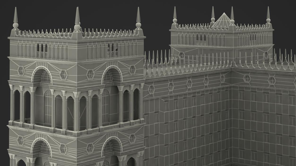 Government House of Baku 3D model