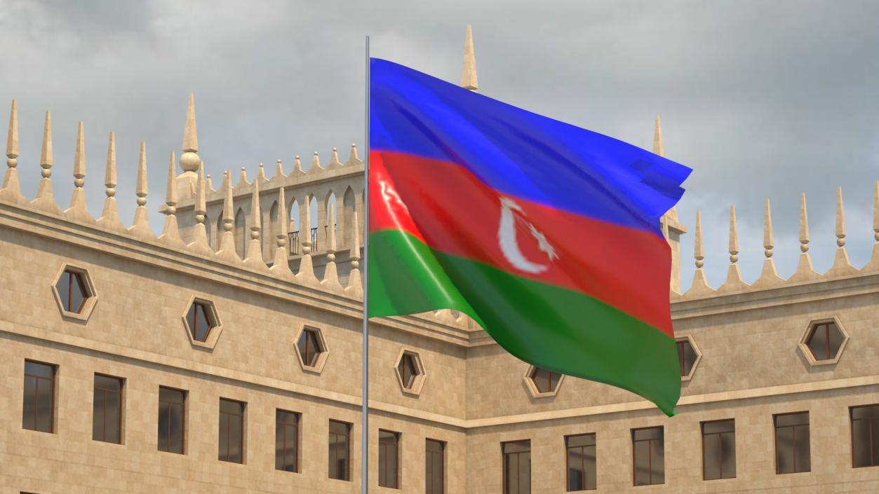 Government House of Baku 3D model