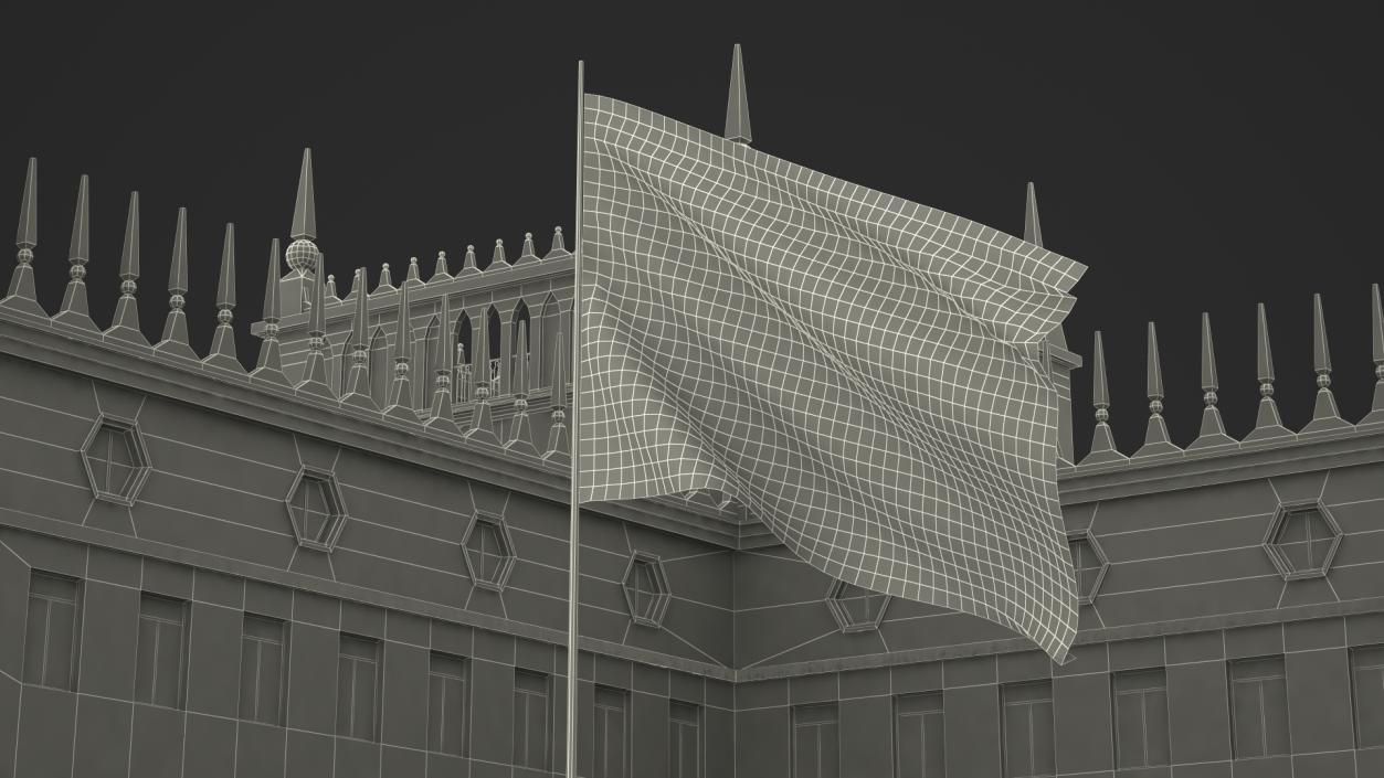 Government House of Baku 3D model