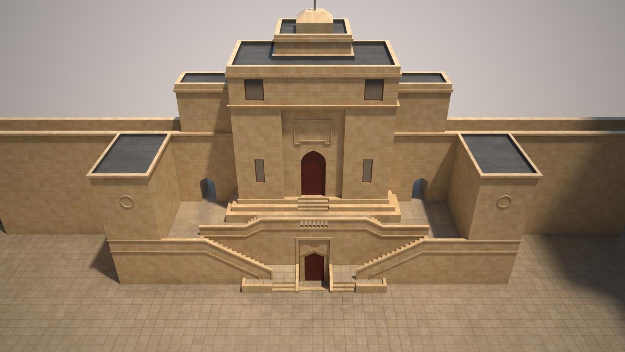 Government House of Baku 3D model