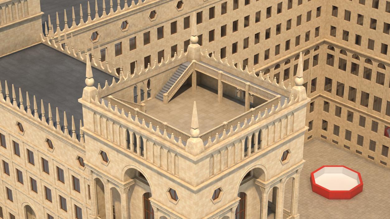 Government House of Baku 3D model