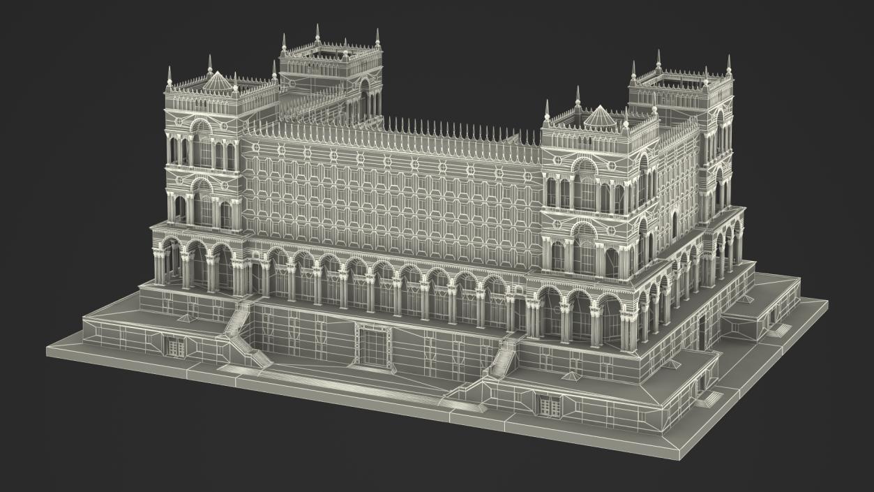 Government House of Baku 3D model