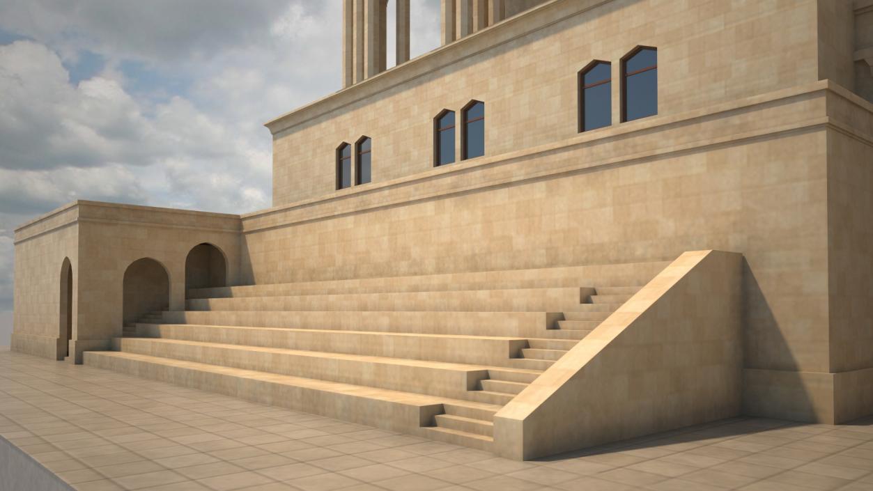 Government House of Baku 3D model