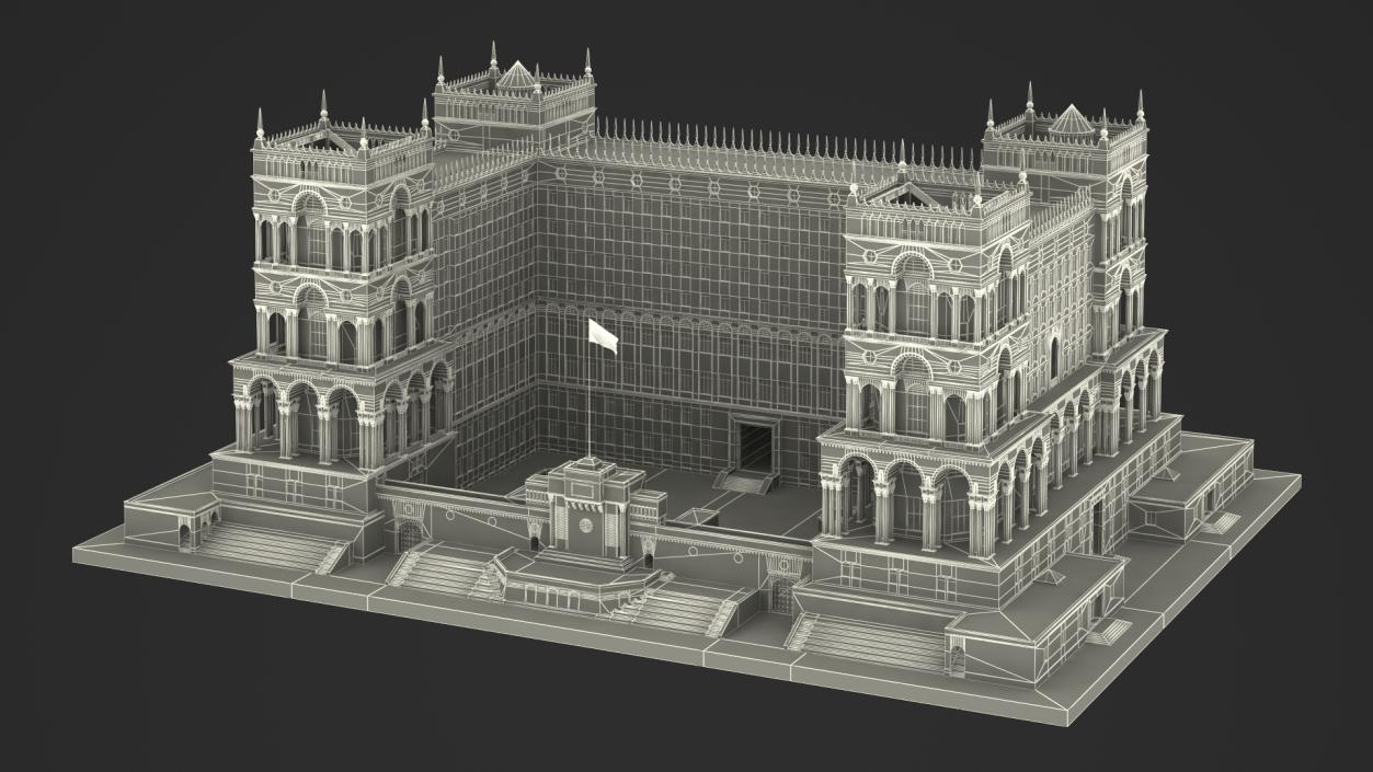 Government House of Baku 3D model