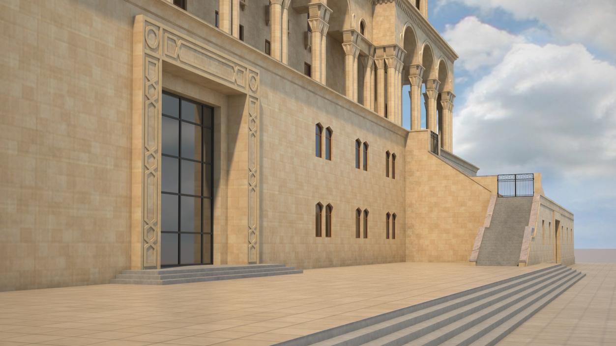 Government House of Baku 3D model