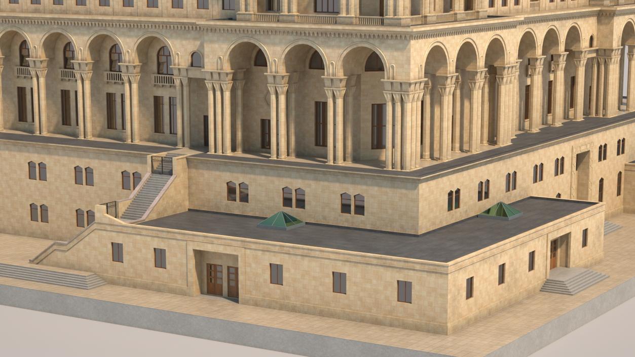 Government House of Baku 3D model