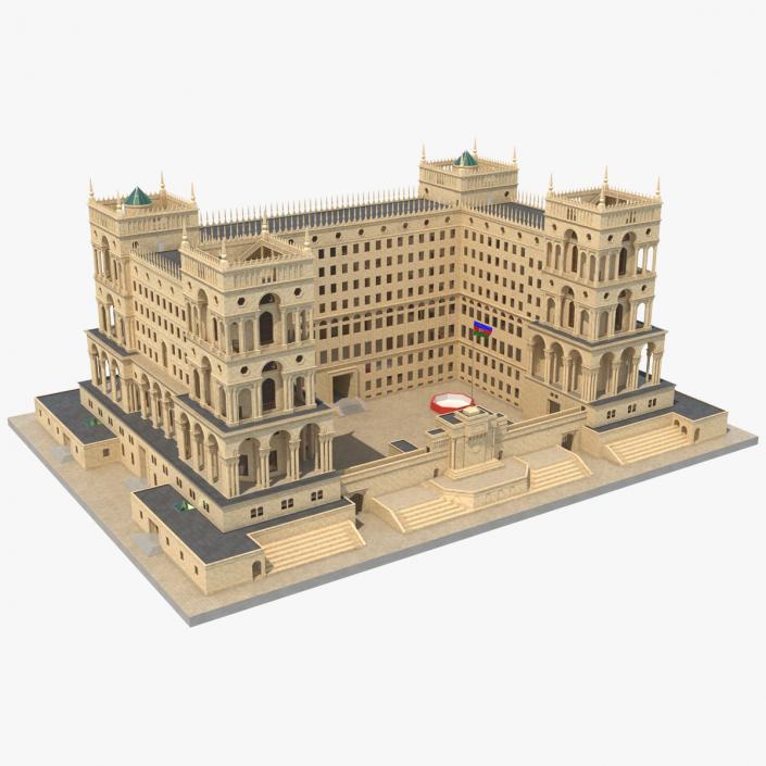 Government House of Baku 3D model