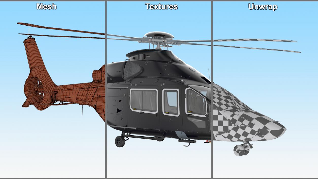 3D model Medium Private Helicopter