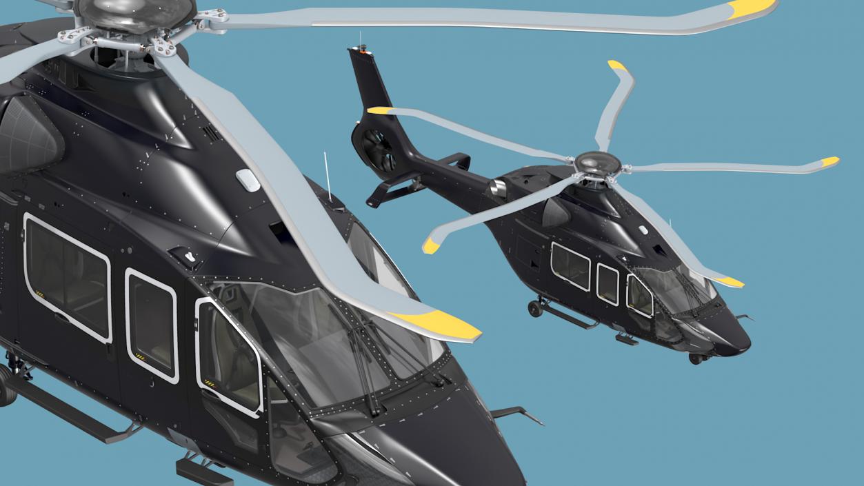 3D model Medium Private Helicopter