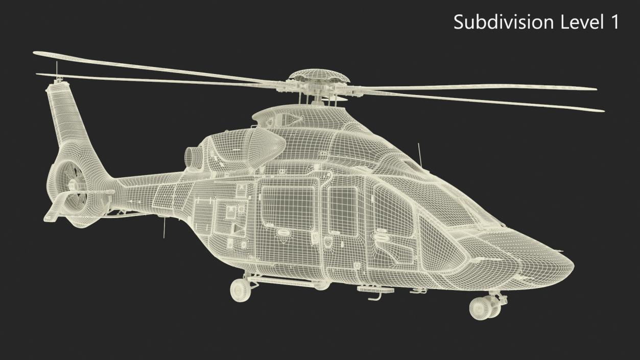 3D model Medium Private Helicopter